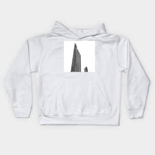 Barbican in black and white Kids Hoodie